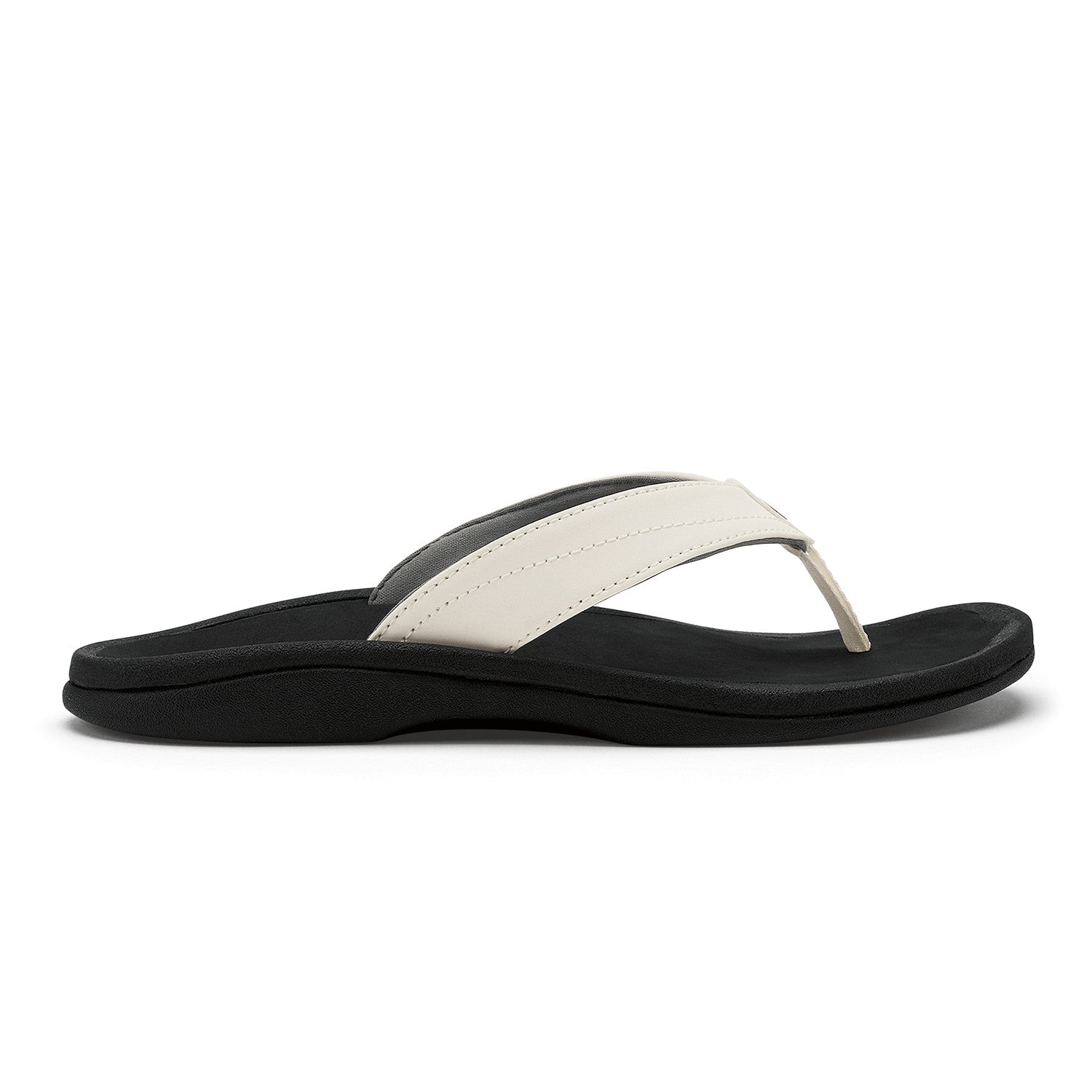 Olukai Ohana women flip flop sandal white side