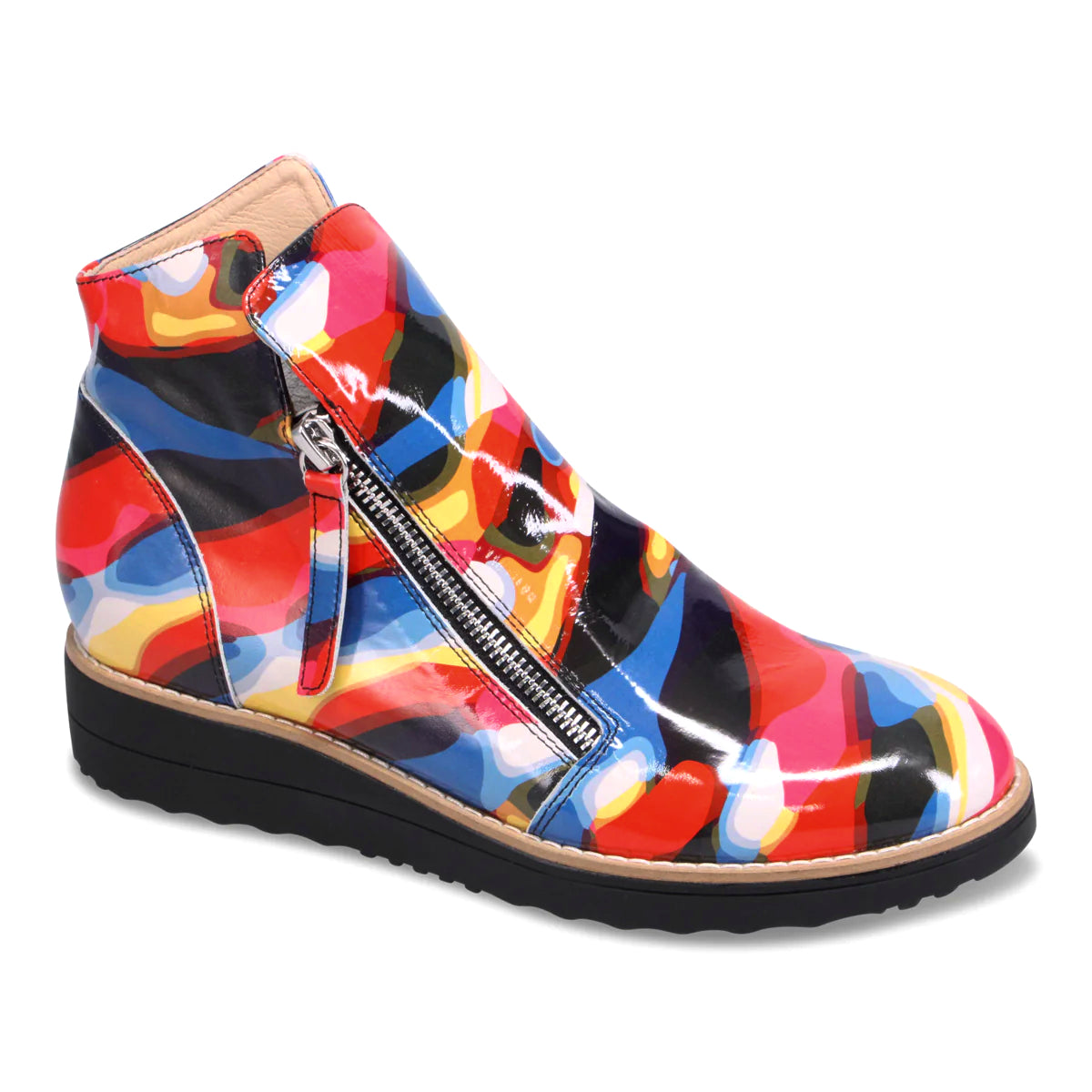 Ohmy ankle bootie women Django & Juliette swirl multicolour