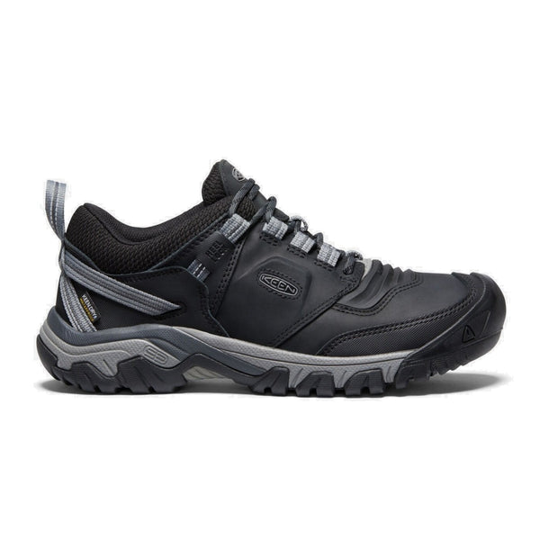 keen men's shoe ridge flex waterproof black