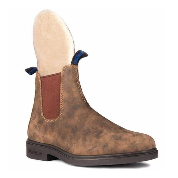 blundstone chisel toe winter dress boot 1391 rustic brown