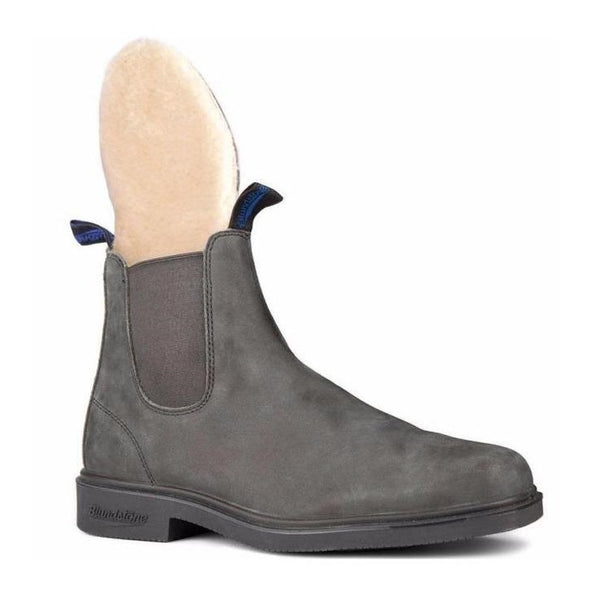 blundstone chisel toe winter dress boot 1392 rustic black