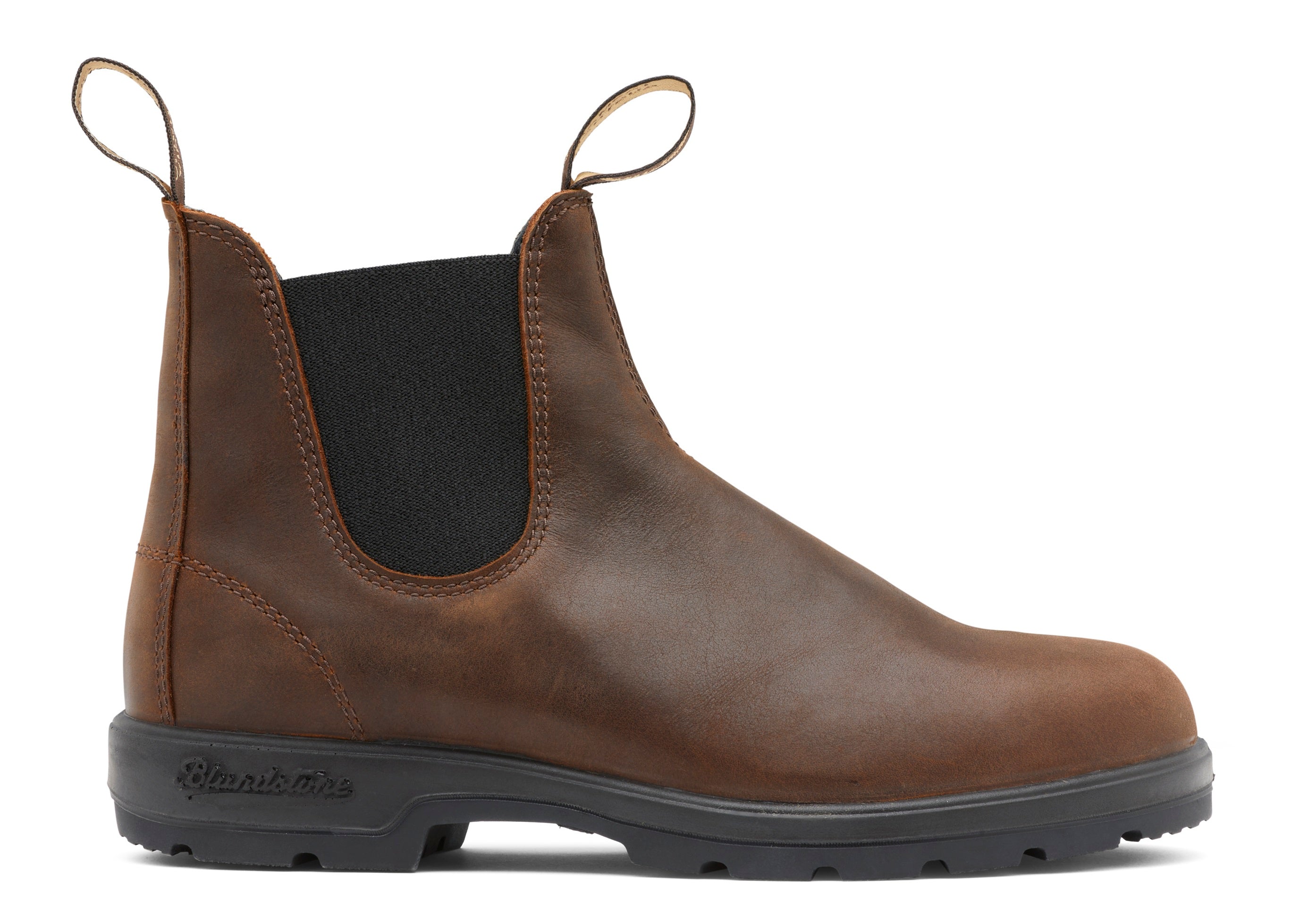 blundstone classic boot round toe 1609 antique brown side