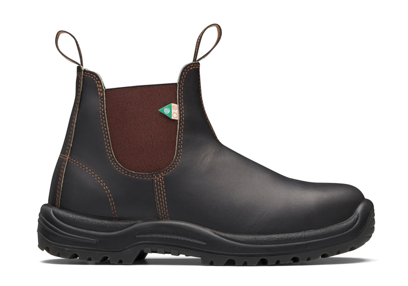 blundstone csa work safety boot 162 stout brown side
