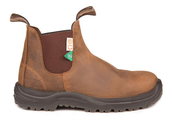 blundstone csa work safety boot 164 crazy horse side
