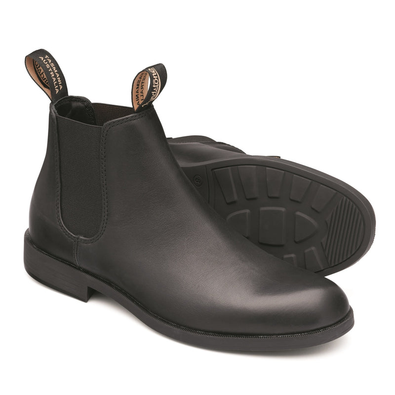 blundstone dress ankle boot 1901 black pair bottom sole