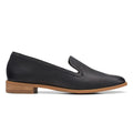 Clarks Pure Hall loafer shoe women black side