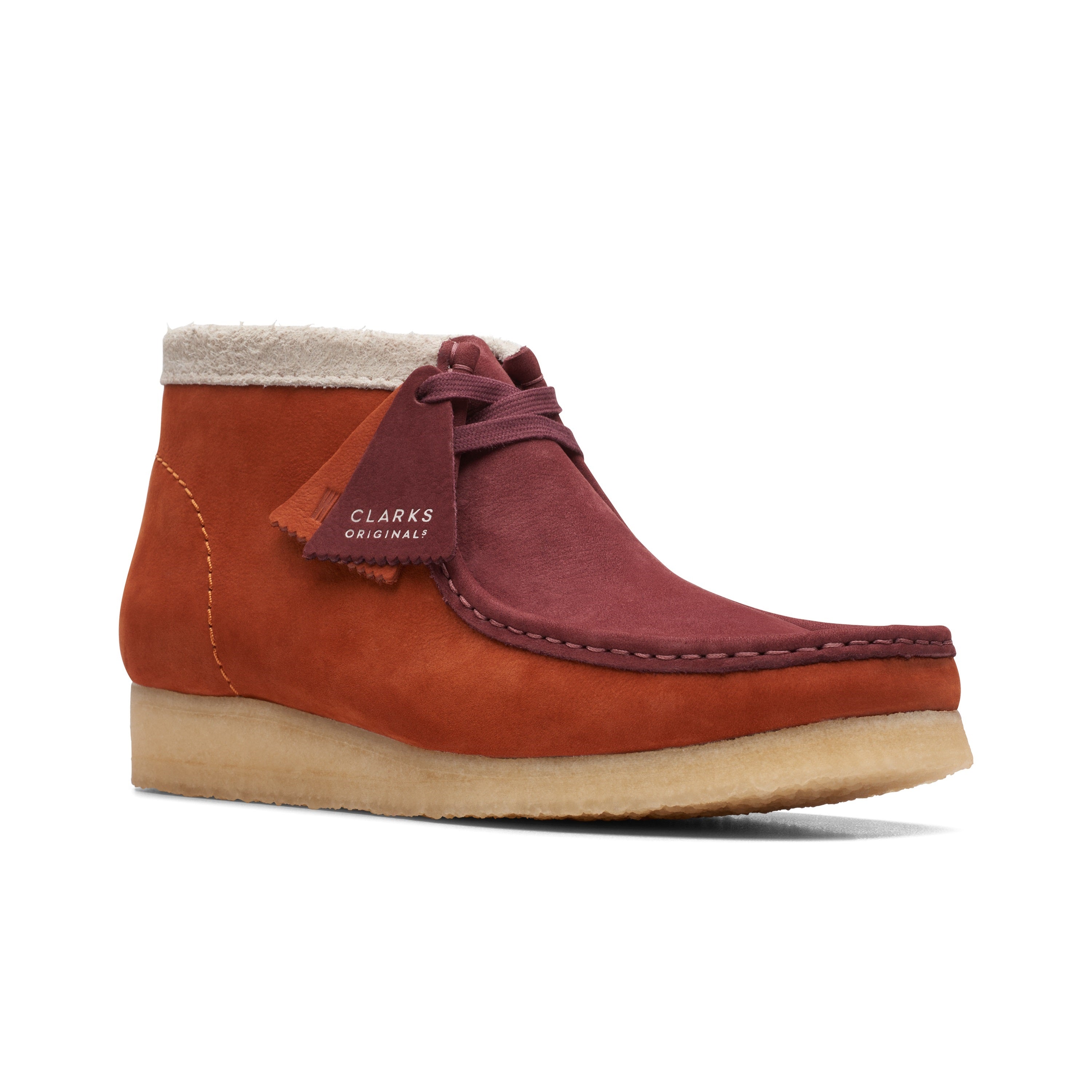 Mens clarks wallabees clearance on sale