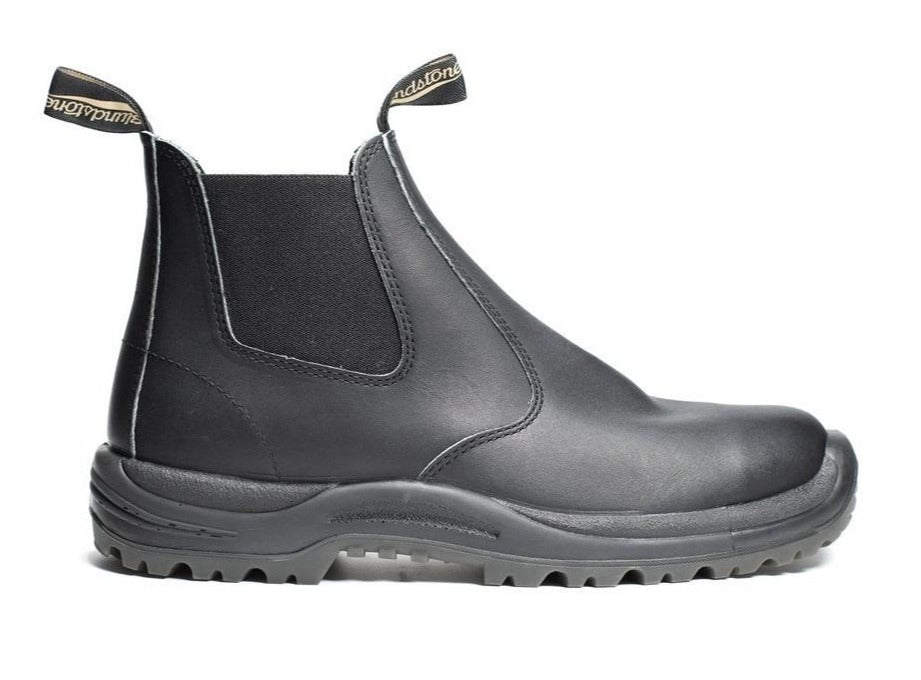blundstone chunk boot 491 black side