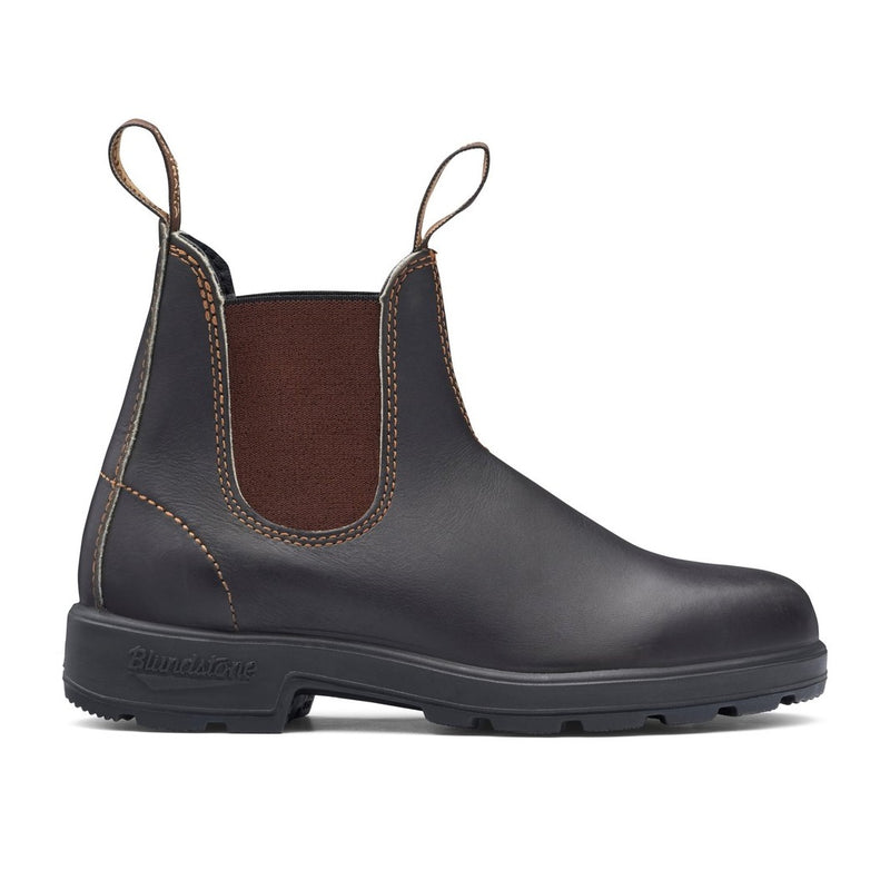 blundstone original boot 500 stout brown side