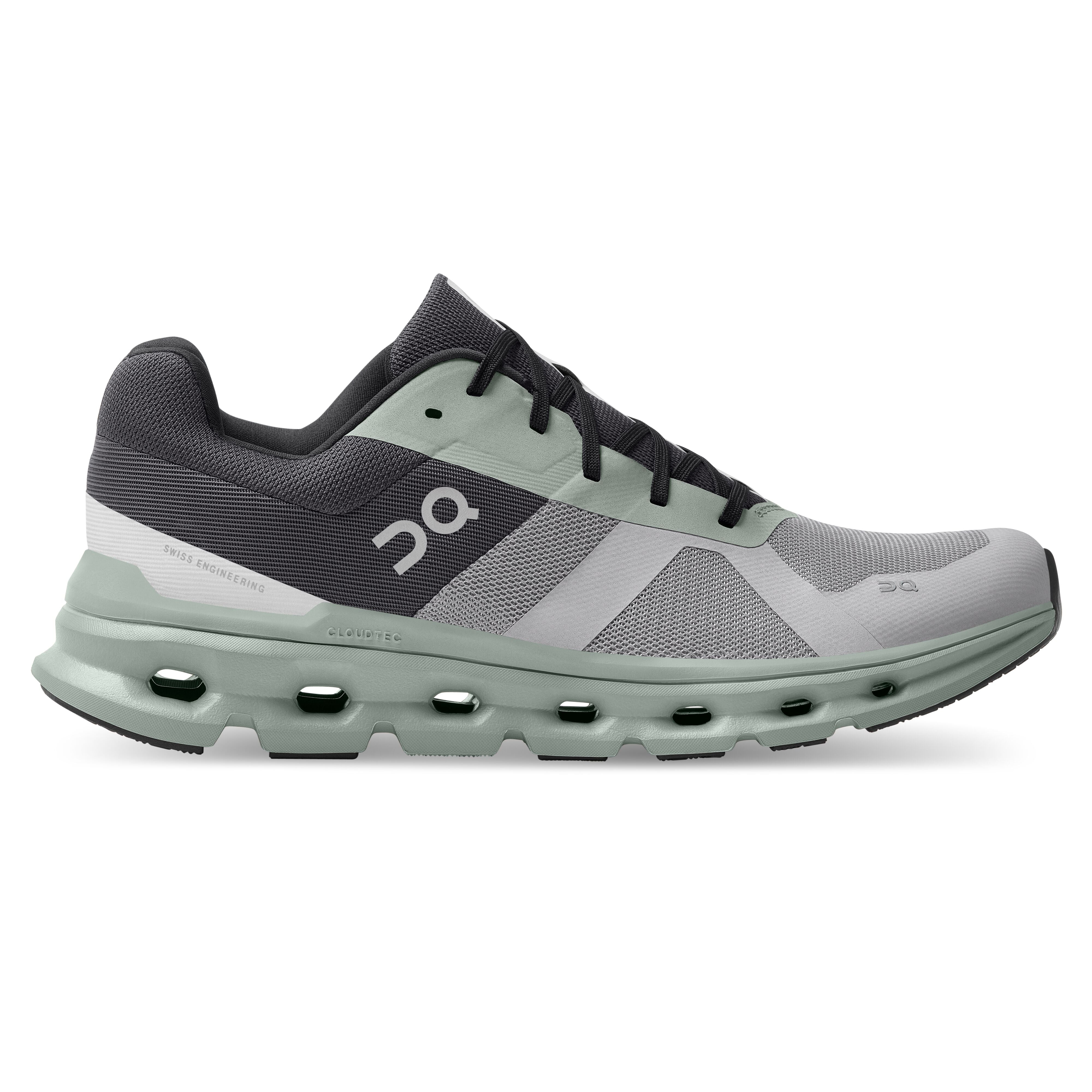On Running Cloudrunner shoe men alloy moss side