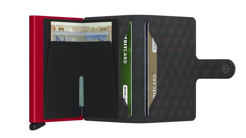 Optical Leather Miniwallet