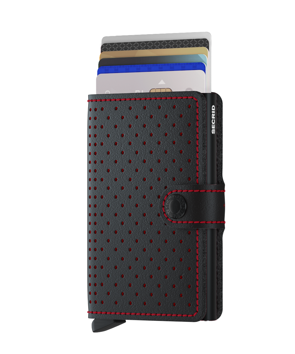 Perforated Leather Miniwallet