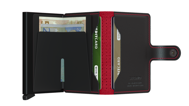 Perforated Leather Miniwallet