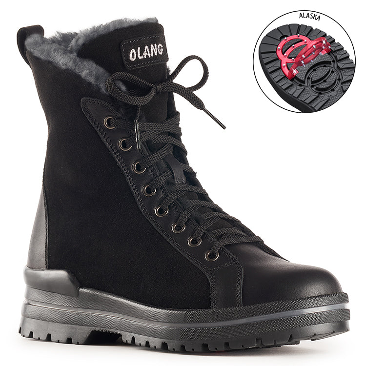 Olang Zaide cleat crampons boot black