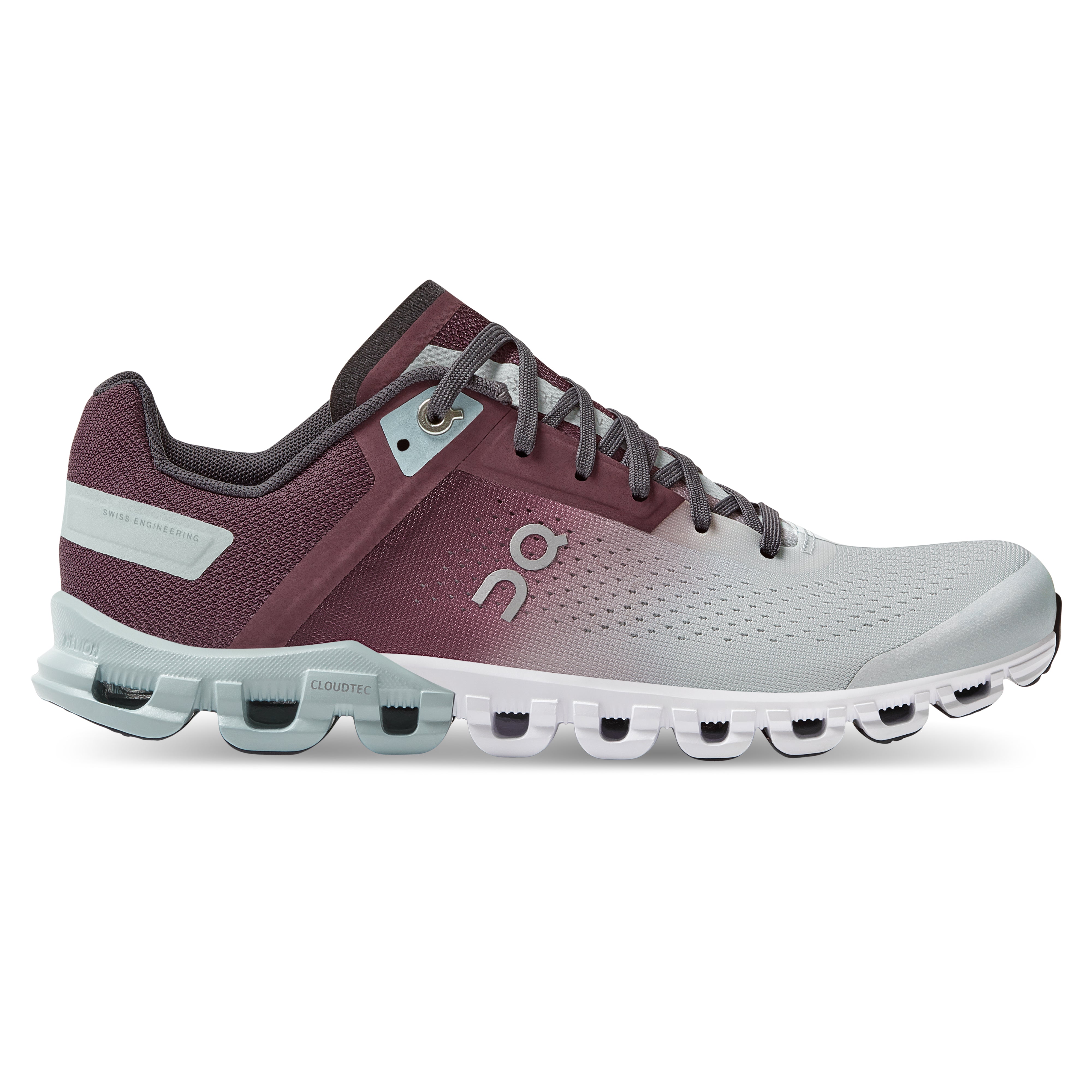 On running Cloudflow women shoe mulberry mineral side