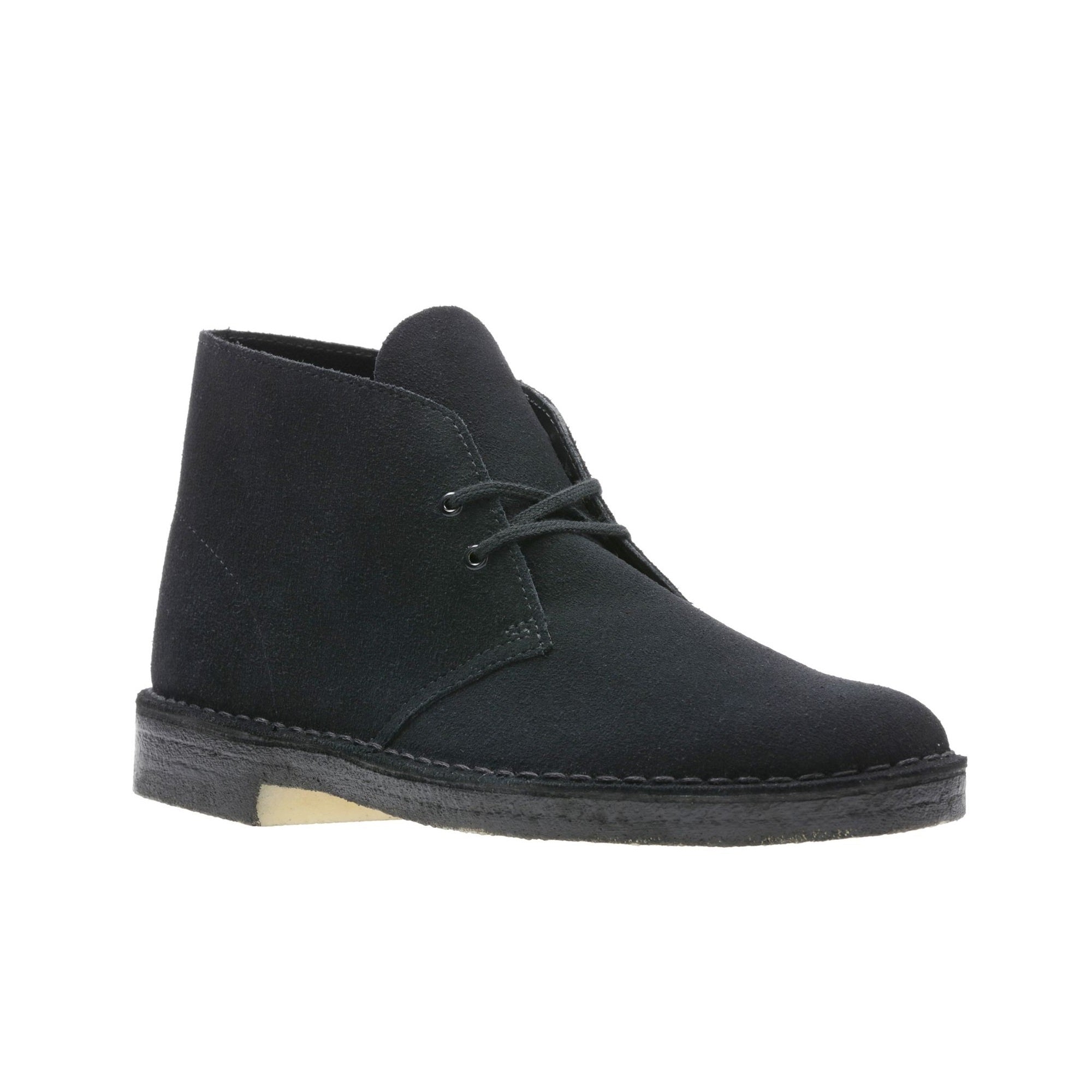 Clarks black suede desert 2024 boots mens