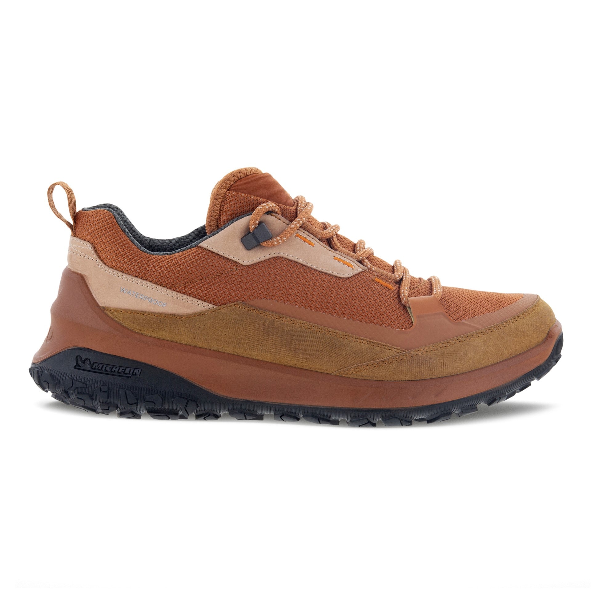 ECCO ULT-TRN low waterproof hiking shoe women sierra orange side