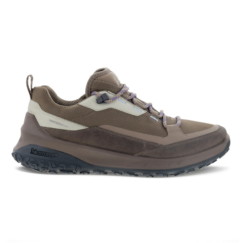 ECCO ULT-TRN low waterproof hiking shoe women taupe side