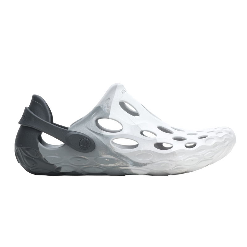 Merrell hydro moc crocs men shoe black grey white side