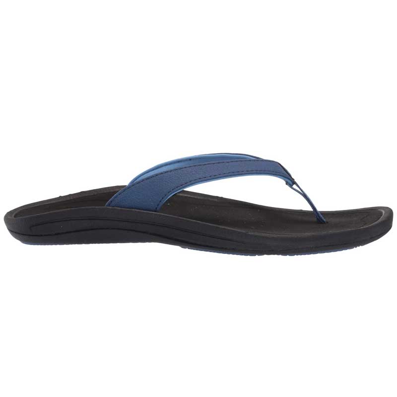 Olukai women flip flop sandal Kulapa Kai navy blue side