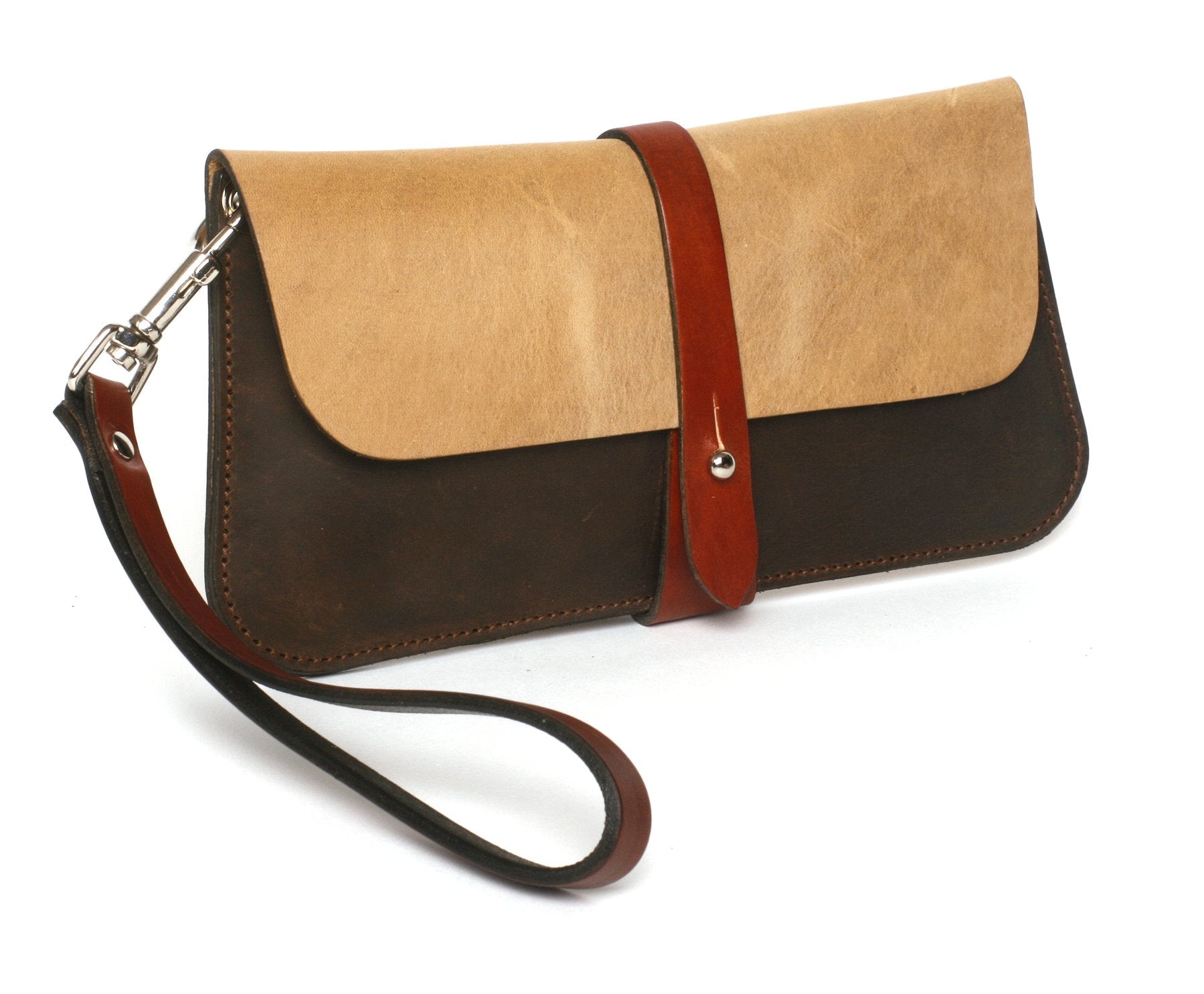 Lily Clutch (Crazy Horse/Natural Brown/Chestnut)