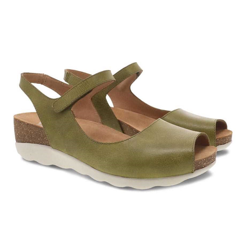 marcy sandal dansko women cactus green pair