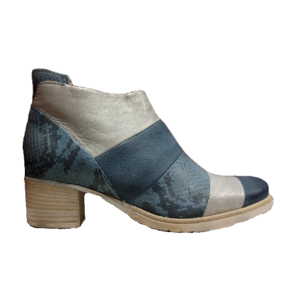 128203 Ankle Boot (Blue/Light Grey)