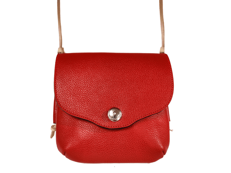 Umi Shoulder Bag (Pebbled Red)