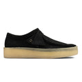 clarks originals men wallabee cup shoe black nubuck side