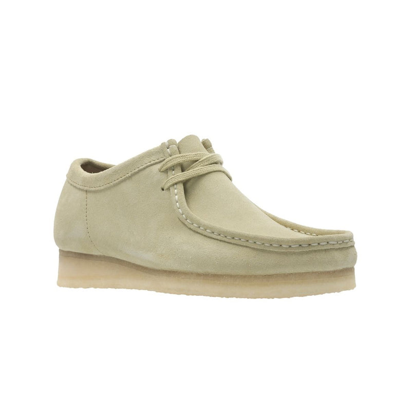 clarks originals men wallabee shoe maple suede